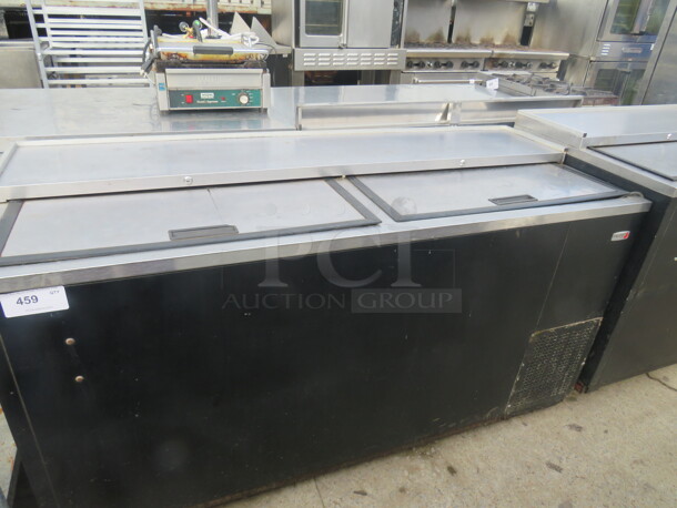 One Fagor 2 Door Bottle Box. Model# FBC-65. 115 Volt. 65X26.5X36 - Image 1 of 1