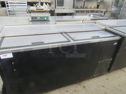 One Fagor 2 Door Bottle Box. Model# FBC-65. 115 Volt. 65X26.5X36