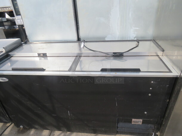 One Serveware  2 Door Bottle Box. Model# BC-65. 115 Volt. 64.5X27.5X36 - Image 2 of 2