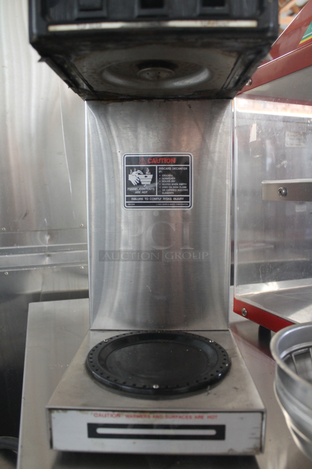 Bunn S Stainless Steel Commercial Countertop 3 Burner Coffee Machine. 120 Volts, 1 Phase.  - Image 5 of 9