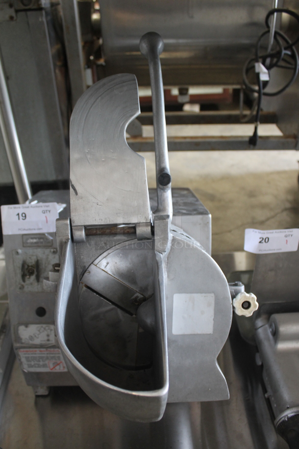 Fleetwood Metal Commercial Countertop Power Hub w/ Pelican Head and Slicing Blade.  Tested and Working! - Image 3 of 9