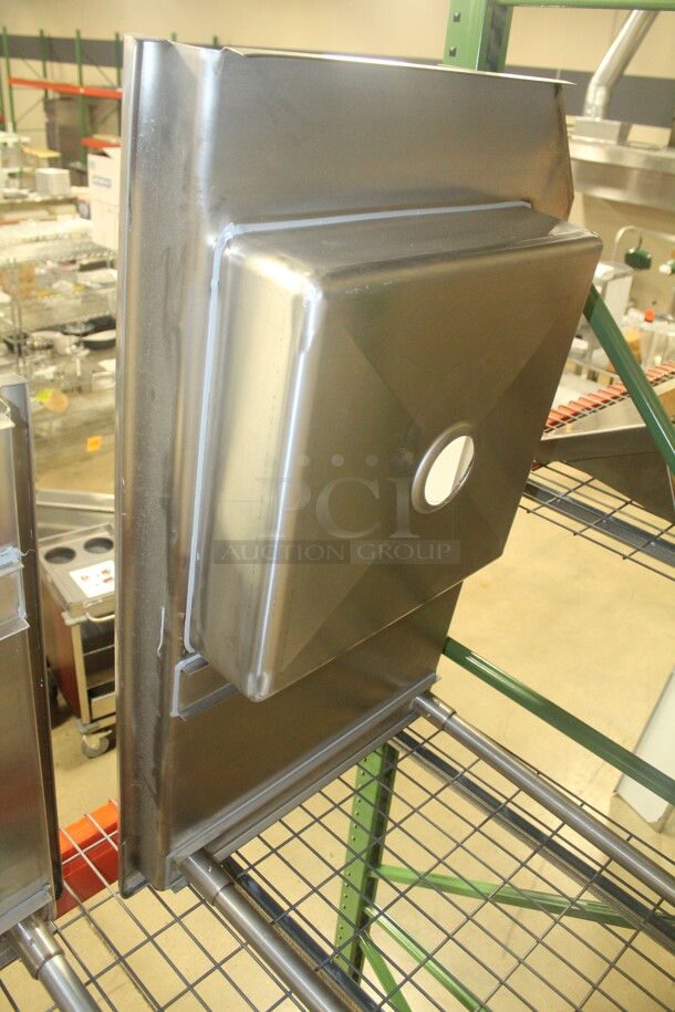 NEW! Advance Tabco Model DTS-S60-48L-X Commercial Stainless Steel Left Side Dish Table With Sink And Drainboard. 47.5x30x45 - Image 3 of 5