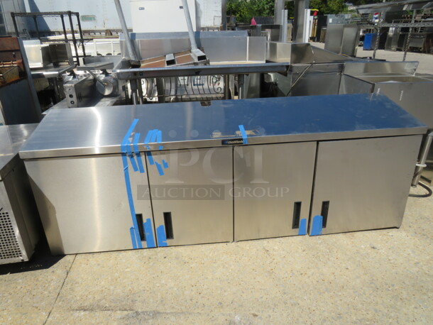 One Delfield Stainless Steel 4 Door Storage Cabinets. 84X18X30.5 - Image 1 of 4