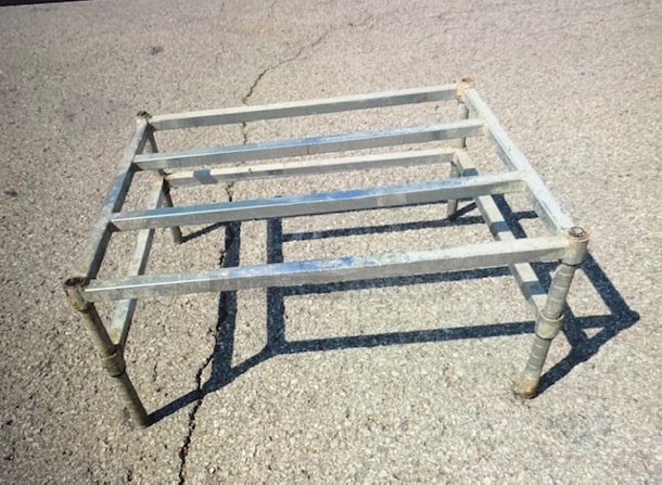 One Amco Dunnage Rack. 30X24X14