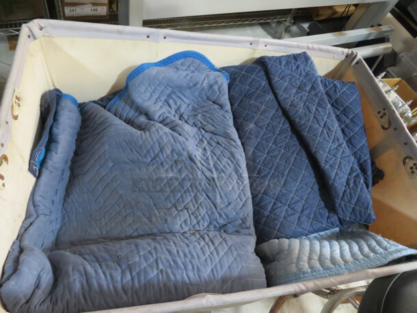 One Linen Cart Full Of Assorted Moving Blankets. - Image 2 of 2