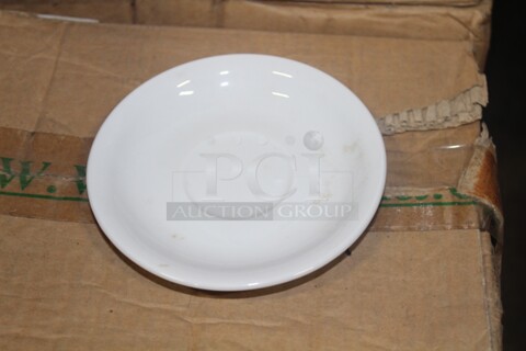 NEW IN BOX! 2 Boxes (36 Count Each) Vertex 4 7/8" Saucers. 72X Your Bid! 