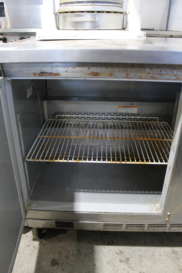 Beverage Air WTF60AY Stainless Steel Commercial 2 Door Undercounter Freezer on Commercial Casters. 115 Volts, 1 Phase. Tested and Does Not Power On - Image 5 of 7