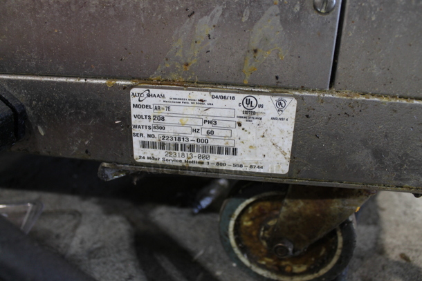2 2018 Alto Shaam AR-7E Stainless Steel Commercial Electric Powered Rotisserie Ovens on Commercial Casters. 208 Volts, 3 Phase. 2 Times Your Bid! - Image 7 of 9
