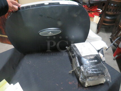 One Toilet Paper Dispenser/One Soap Dispenser. 2XBID