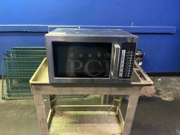 Amana RCS10TS Stackable Commercial Microwave with Push Button Controls - 120V, 1000W Tested and Working! - Image 3 of 8