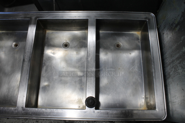 Atlas Metal Stainless Steel Commercial 4 Well Drop In Steam Table. 120/240 Volts, 1 Phase. - Image 2 of 5