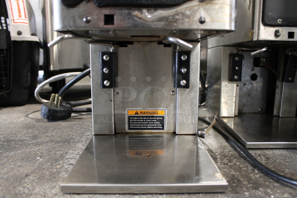 2010 Bunn MHG Stainless Steel Commercial Countertop 2 Hopper Coffee Bean Grinder. 120 Volts, 1 Phase. Tested and Working! - Image 4 of 8