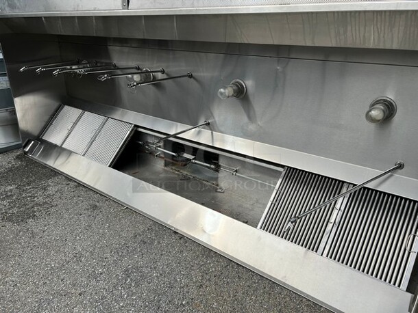 12' CaptiveAire Model 5424 ND-2 Stainless Steel Commercial Grease Hood w/ Make Up Air Vent. 144x70x24 - Image 2 of 5
