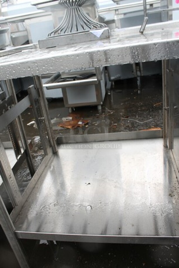 Stainless Steel Commercial Soda Station w/ Under Shelf.  - Image 3 of 4