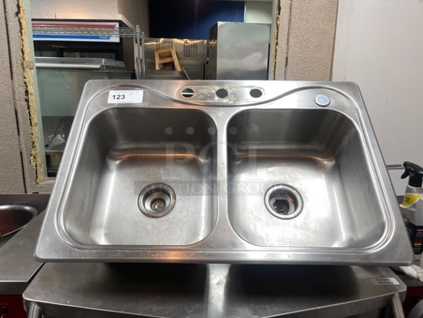 Double Bowl Commercial Kitchen Sink - Image 4 of 10