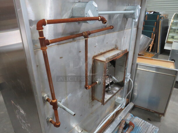 One Stainless Steel Hood With Lights, Filters, And Piping. 50X60X32 - Image 4 of 4