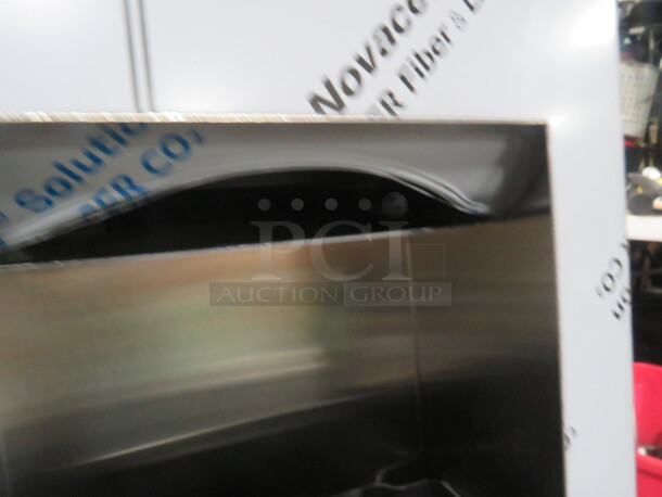 One NEW Bobrick Stainless Steel Paper Towel Dispenser/Trash Receptacle With Key. Model# 38032. $538.72 - Image 2 of 5