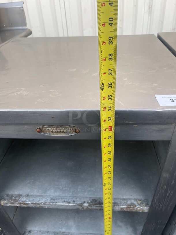 Commercial Heavy Duty Stainless Steel Table NSF 26x24x34 - Image 8 of 8