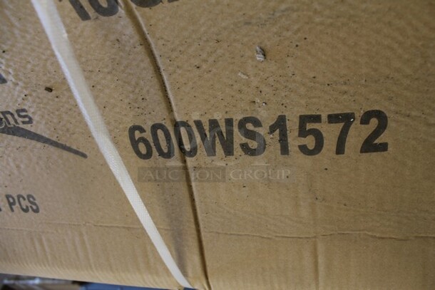 BRAND NEW SCRATCH AND DENT! Regency 600WS1572 18 Gauge Stainless Steel 15" x 72" Solid Wall Shelf - Image 2 of 3