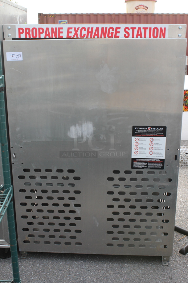 Stainless Steel Commercial Propane Tank Case / Cage. - Image 2 of 4