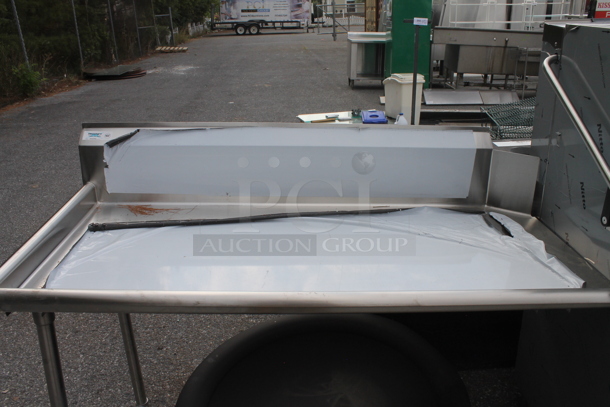 BRAND NEW SCRATCH AND DENT! 2023 Mainstreet 541HTDT401 Stainless Steel Commercial Straight Pass Through Dishwasher w/ Left Side Clean Side Dishwasher. 208-240 Volts, 3 Phase. - Image 9 of 11