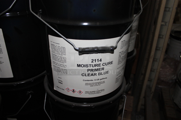 ALL ONE MONEY! PALLET LOT of Various Items Including Poly Buckets of Moisture Cure Primer Clear Blue. BUYER MUST REMOVE. - Image 4 of 4