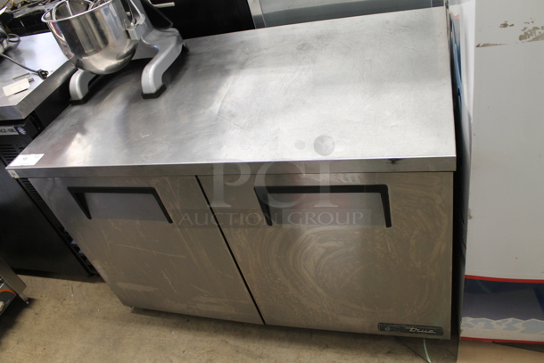 2017 True TUC-48-LP-HC Stainless Steel Commercial 2 Door Undercounter Cooler. 115 Volts, 1 Phase. Tested and Working!
