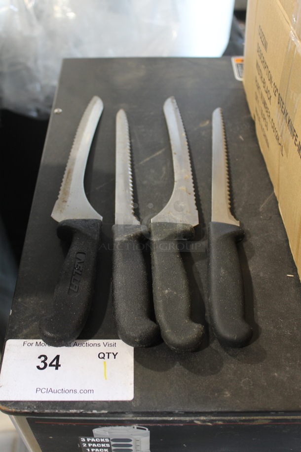 70 SHARPENED Stainless Steel Knives Including Serrated. 70 Times Your Bid! - Image 2 of 2