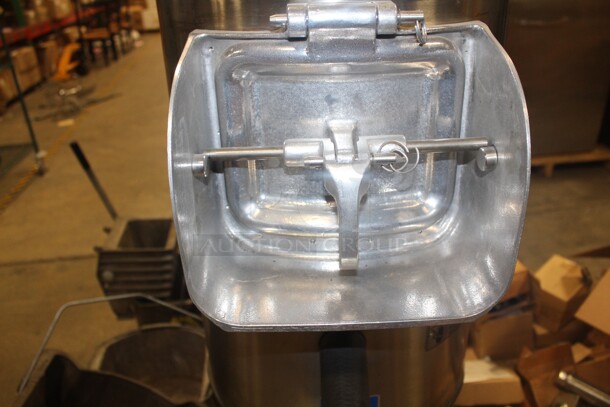 NEW! Hobart Commercial Potato Peeler On Stand With Casters. 30x30x61. 115V/60Hz.  - Image 3 of 5