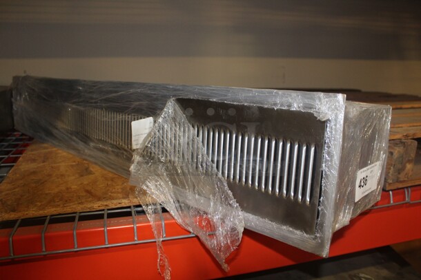 NEW! Commercial Stainless Steel Drain Trough . 53X8.5X10 - Image 1 of 2