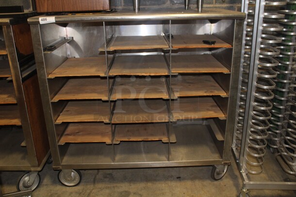 GREAT FIND! Like New Commerical Pan Cabinet On Casters. 56X26X56. Cabinet Only! 