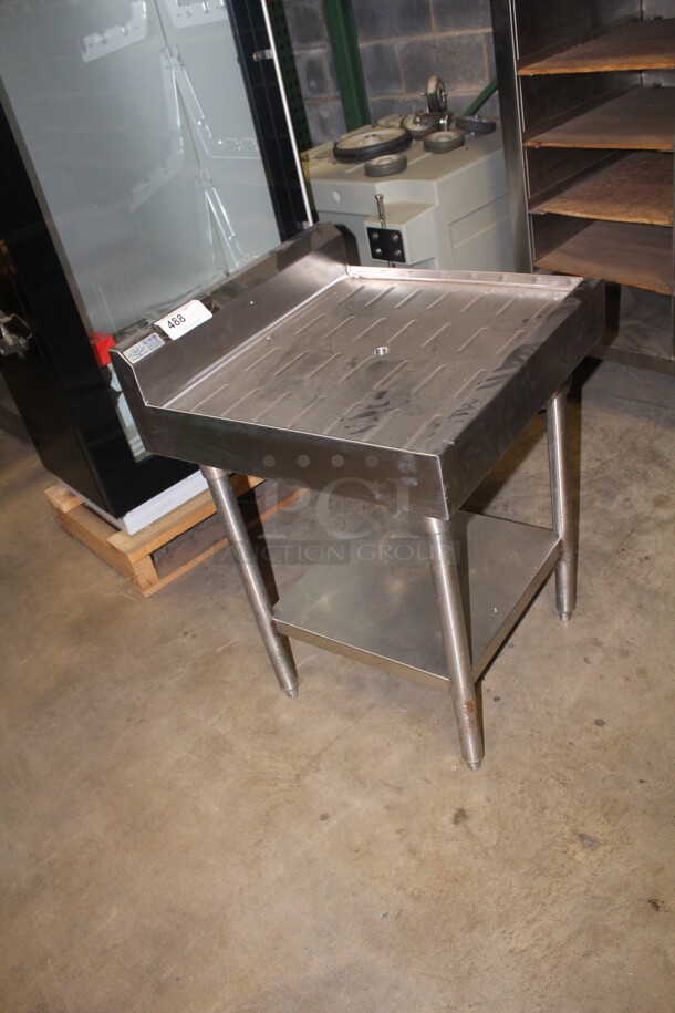 NEW! Select Stainless Commercial Stainless Steel Underbar Drainboard. 24x24x34.5 - Image 4 of 4