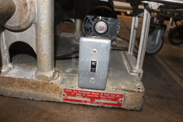 Somerset UR Metal Commercial Countertop Dough Sheeter. 115/230 Volts, 1 Phase.  - Image 5 of 9