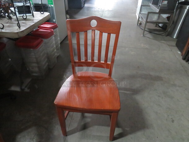 Solid Wood Chair. 2XBID - Image 1 of 2
