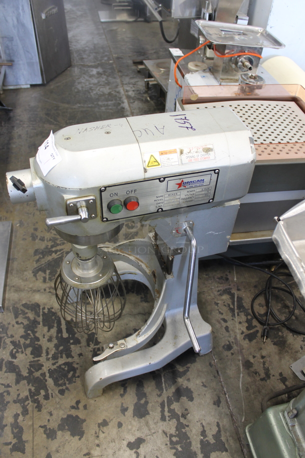 2012 Omcan SP200 Metal Commercial 20 Quart Planetary Dough Mixer w/ Whisk Attachment. 115 Volts, 1 Phase. Tested and Does Not Power On - Image 3 of 6