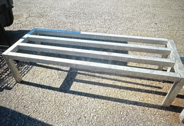 One Aluminum Dunnage Rack. 48X18X12 - Image 1 of 1