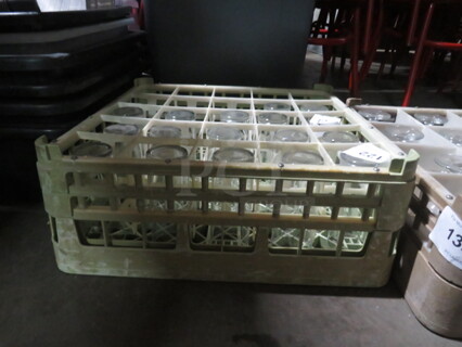 One 25 Hole Green Dishwasher Rack.