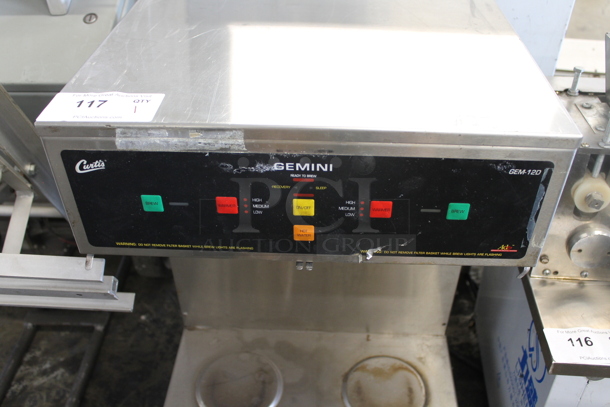 Curtis GEM-12D-10 Stainless Steel Commercial Countertop Coffee Machine. 220 Volts, 1 Phase.  - Image 2 of 4
