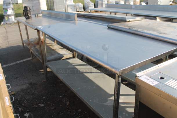 Stainless Steel Commercial Table w/ Under Shelf. - Image 3 of 3