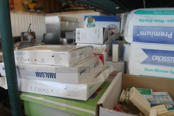 ALL ONE MONEY! Tier Lot of Various Items Including Polident Poligrip, Fluora Trays and Dental Tools - Image 3 of 5