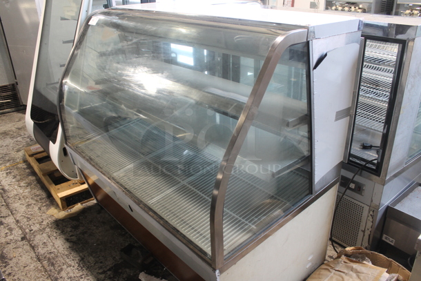 BRAND NEW SCRATCH AND DENT! CustomCool CGD5R Stainless Steel Commercial Floor Style Deli Display Case Merchandiser. 115 Volts, 1 Phase. Does Not Come w/ Remote Compressor. - Image 1 of 11