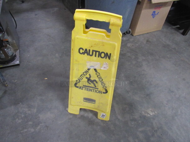 One Caution Triangle.