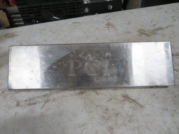 One Stainless Steel Wall Mount Shelf. 18X5X5 - Image 1 of 2