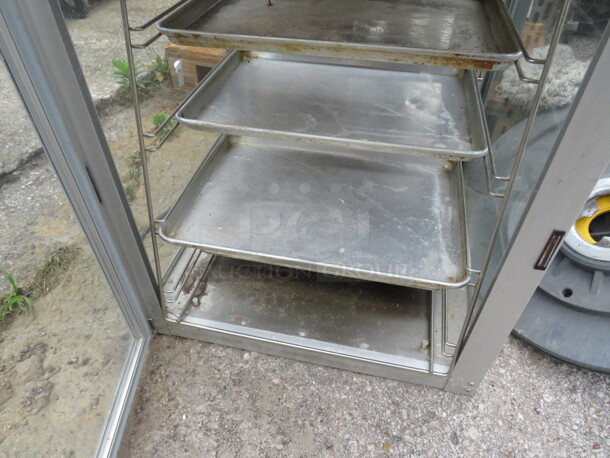 One Hatco 3 Shelf Heated Display Merchandiser. Model# FST-2X. 120 Volt. 1603 Watt. 22X24X33. $3133.35. - Image 2 of 2
