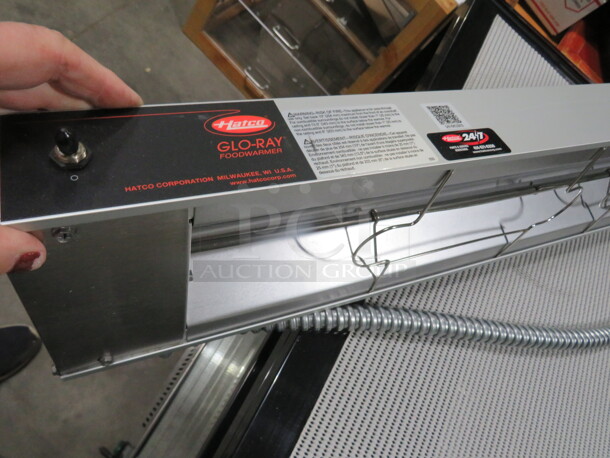 One NEW Hatco Glo Ray 36 Inch Food Warmer. Model# GRAH-36. 120 Volt. 36X6X3 - Image 3 of 3