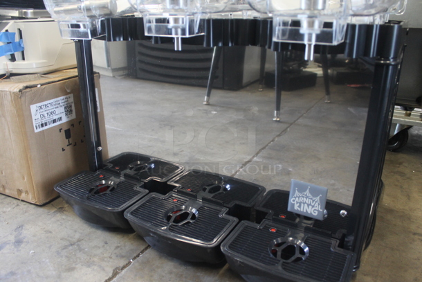 LIKE NEW! 2023 Carnival King 382RBD3G3 Stainless Steel Commercial Countertop Triple 3 Gallon Bowl Refrigerated Beverage Dispenser. 120 Volts, 1 Phase. Unit Has Only Been Used a Few Times! Tested and Working! - Image 5 of 8