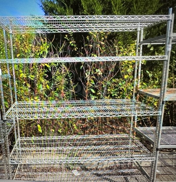 One Metro Shelf With 5 Shelves. 60X24X75 - Image 1 of 1