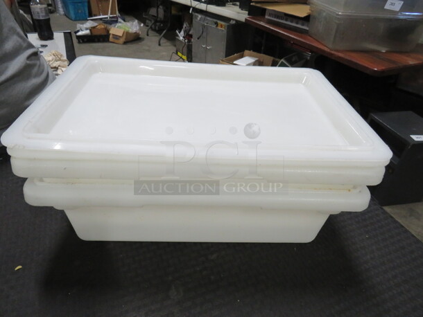 3 Gallon Food Storage Container With Lid. 2XBID - Image 1 of 1