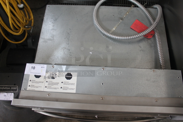 Amana Stainless Steel Commercial Electric Powered Convection Oven w/ View Through Door and Metal Oven Racks.  - Image 2 of 4