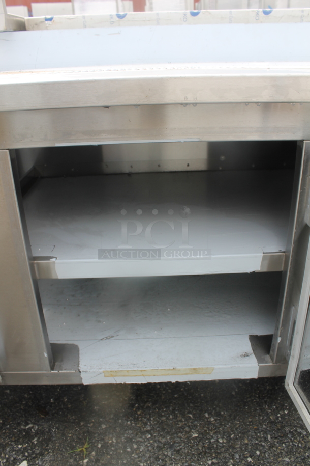 BRAND NEW SCRATCH AND DENT! CustomCool Stainless Steel Commercial Soda Station w/ 3 Doors on Commercial Casters. Does Not Come w/ Remote Compressor. - Image 6 of 8